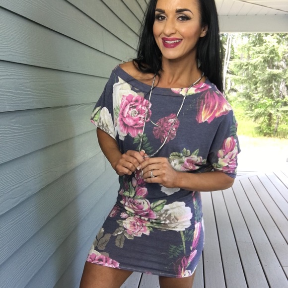 New Boat neck dolman sleeve top or dress - Picture 3 of 6